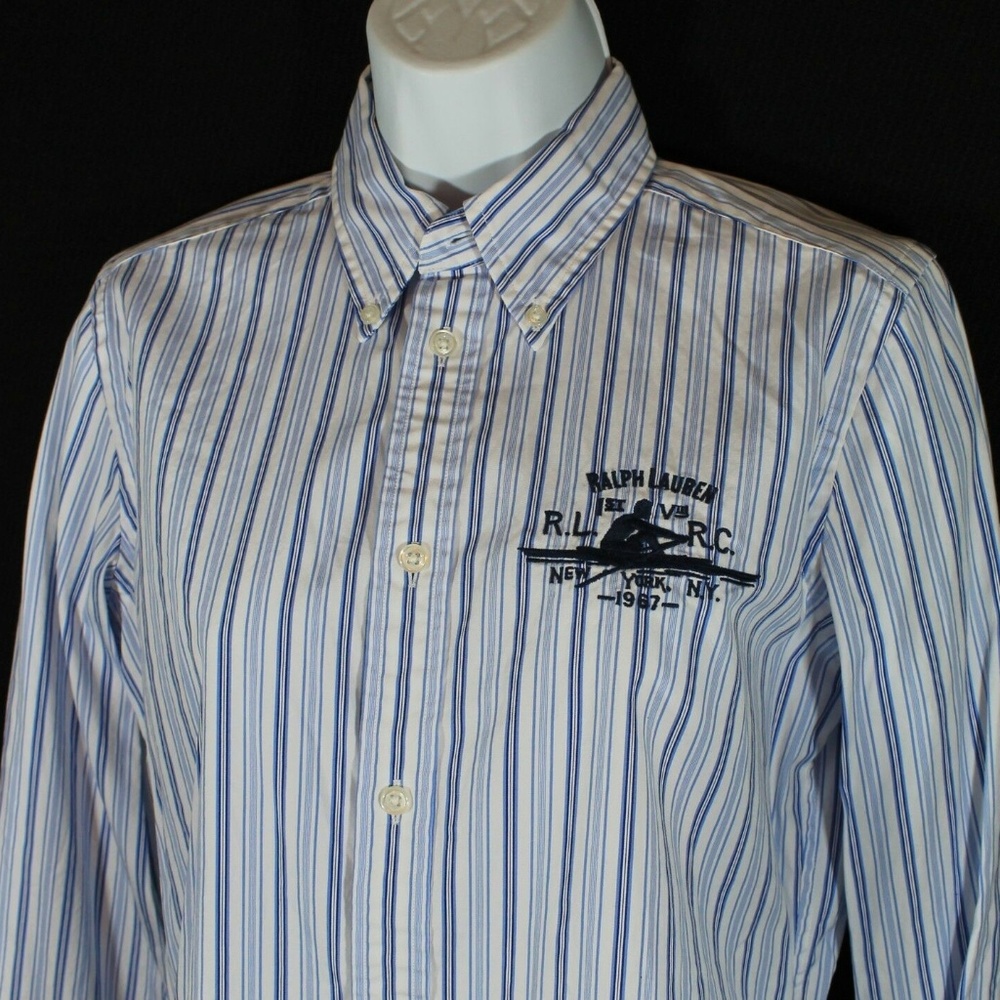 Ralph Lauren Women's Button Front Shirt Sz 8